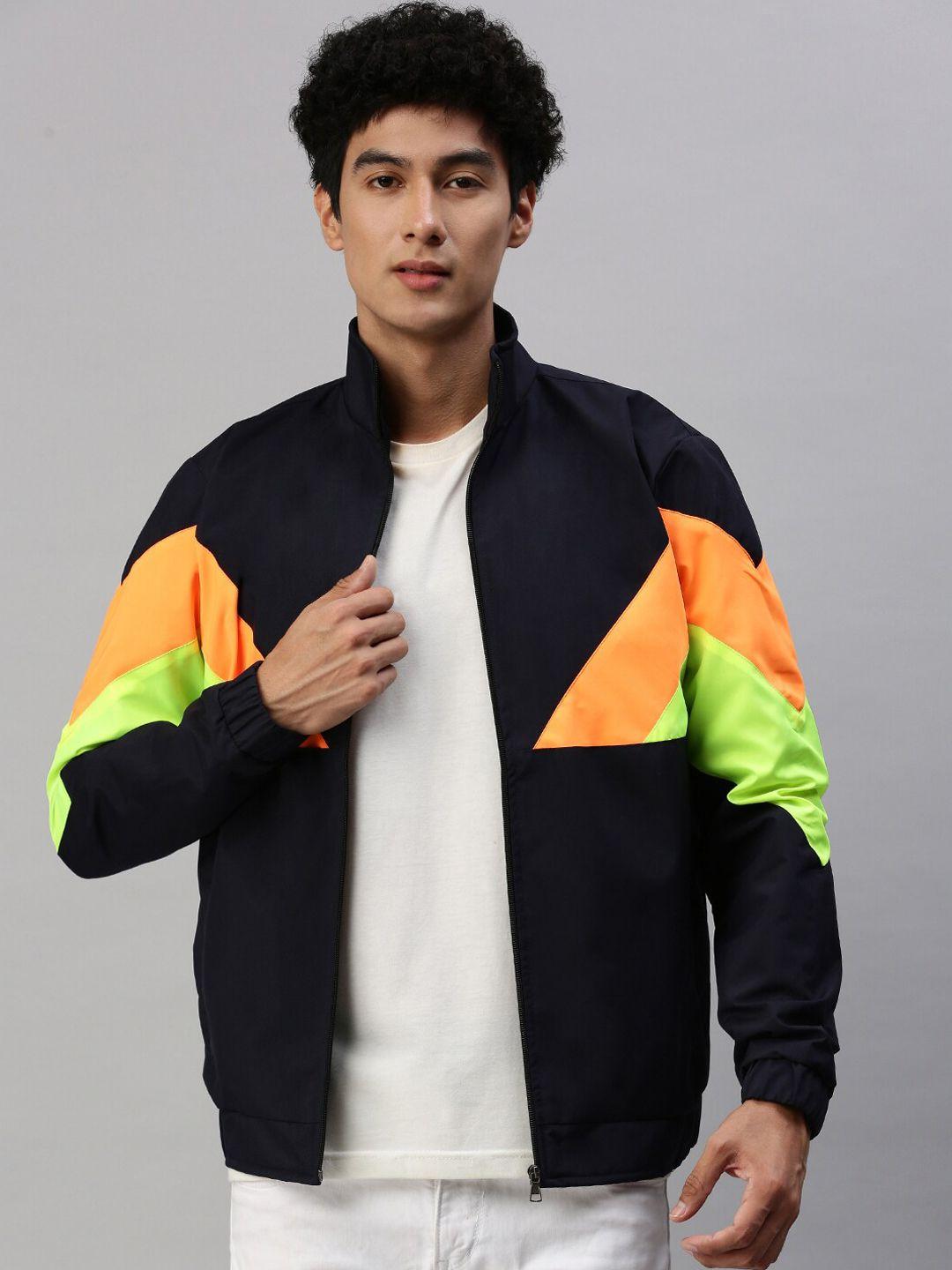 voxati colourblocked sporty jacket