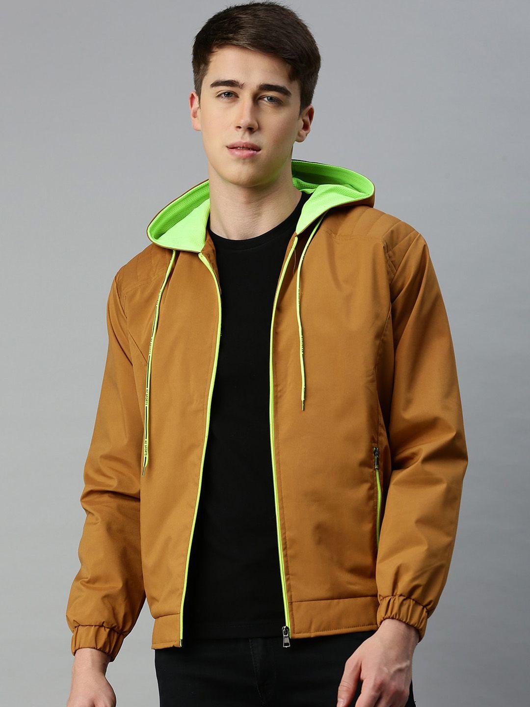 voxati hooded long sleeves bomber jacket