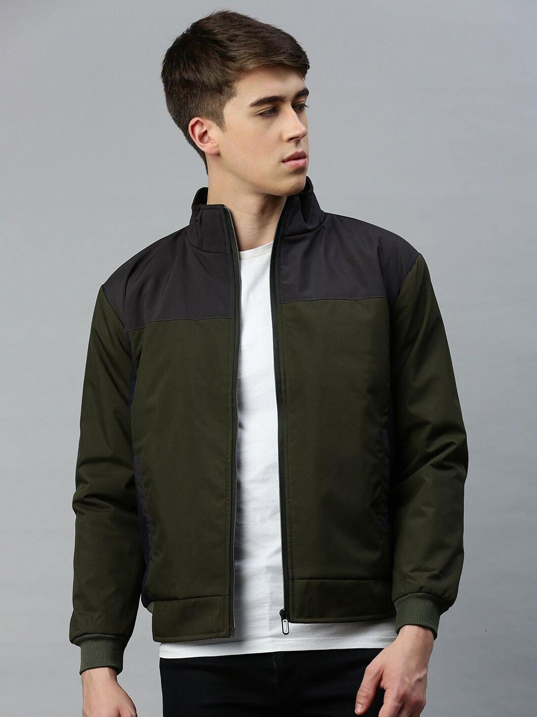 voxati mock collar bomber jacket