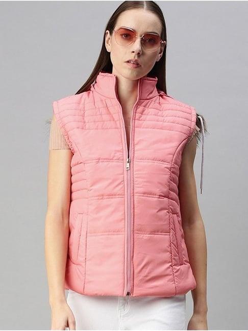 voxati pink quilted jacket