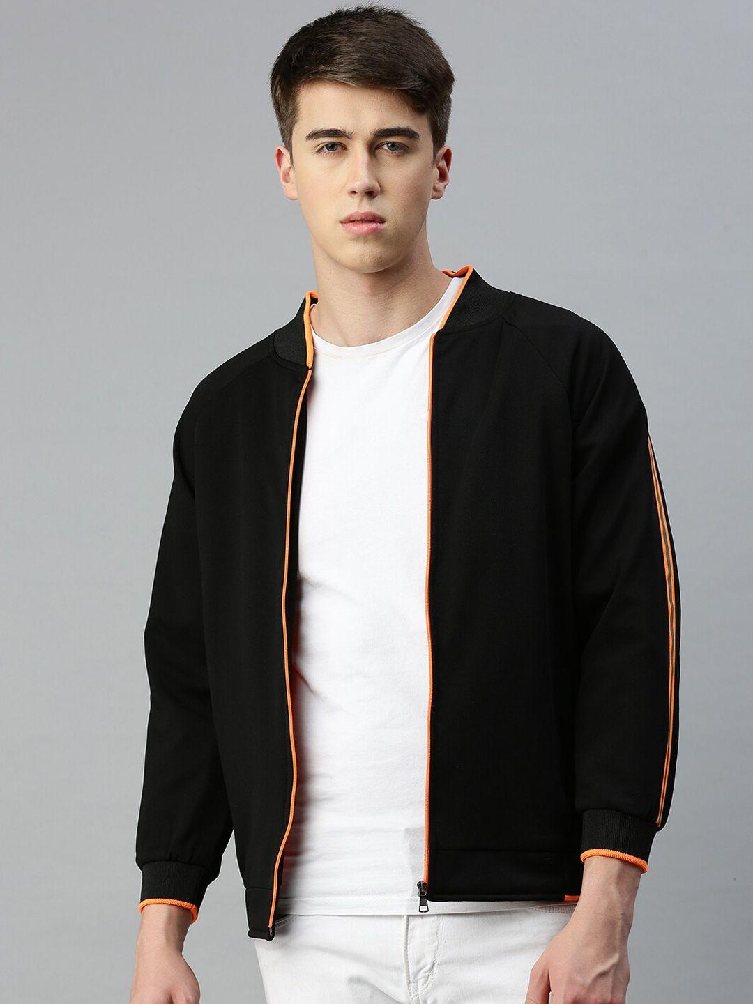 voxati stand collar bomber jacket