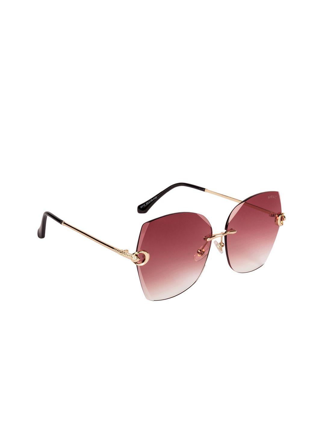 voyage women red square sunglasses s012mg2882