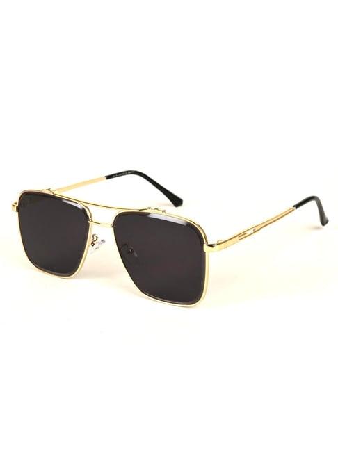 voyage black aviator uv protection unisex sunglasses