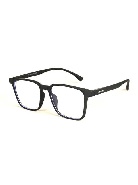 voyage black square unisex sunglasses