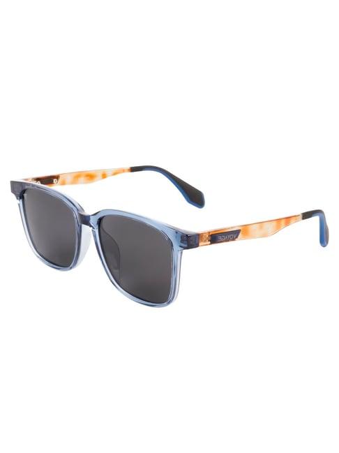 voyage black wayfarer polarised and uv protected lens unisex sunglasses