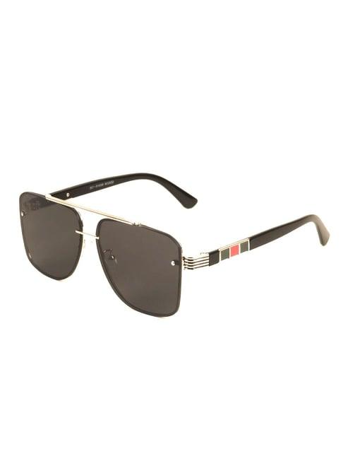 voyage black wayfarer uv protection unisex sunglasses