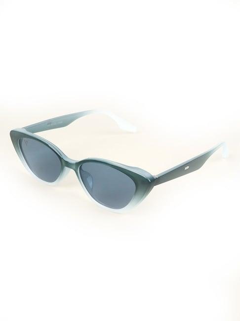 voyage blue cat eye uv protection sunglasses for women