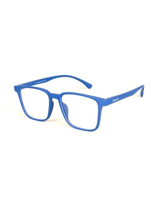 voyage blue square unisex sunglasses