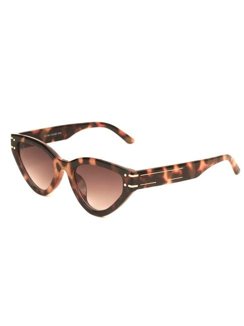 voyage brown cat eye uv protection sunglasses for women