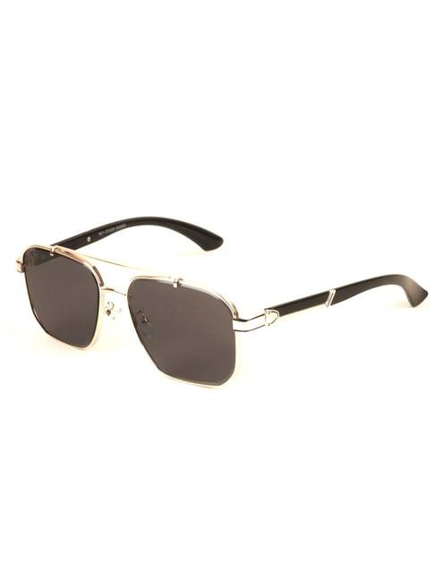 voyage brown rectangular uv protection unisex sunglasses