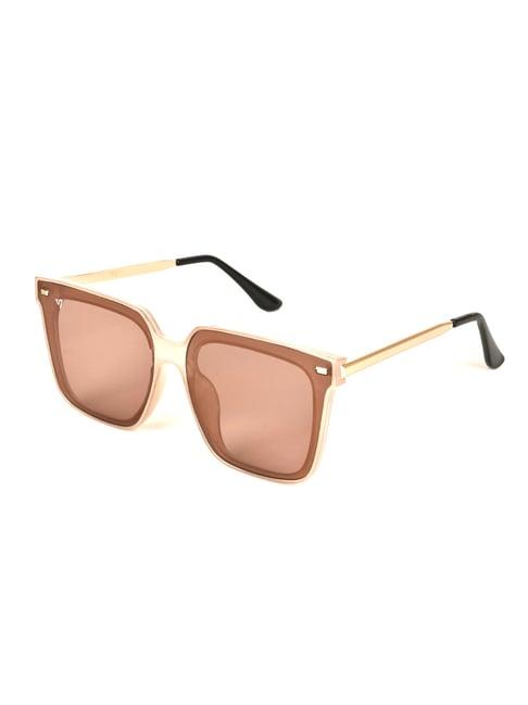 voyage brown wayfarer uv protection unisex sunglasses