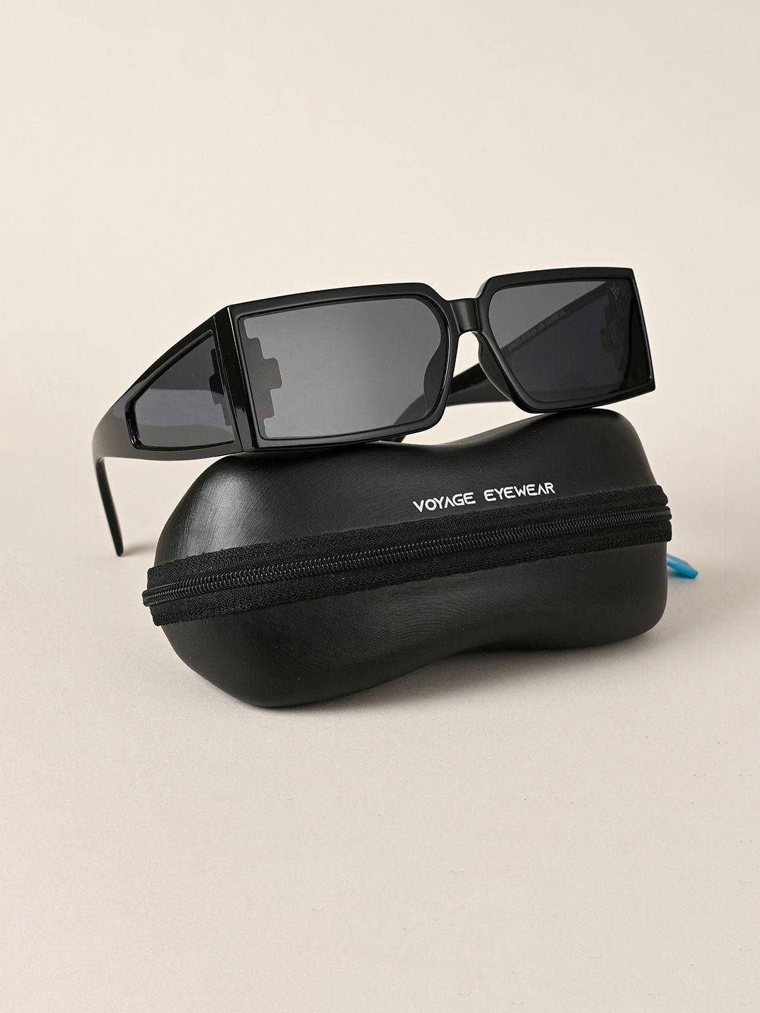 voyage unisex lens & rectangle sunglasses with uv protected lens