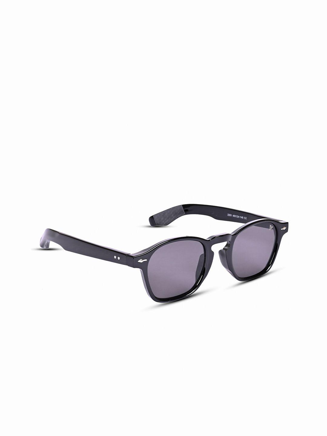 voyage unisex round sunglasses with uv protected lens