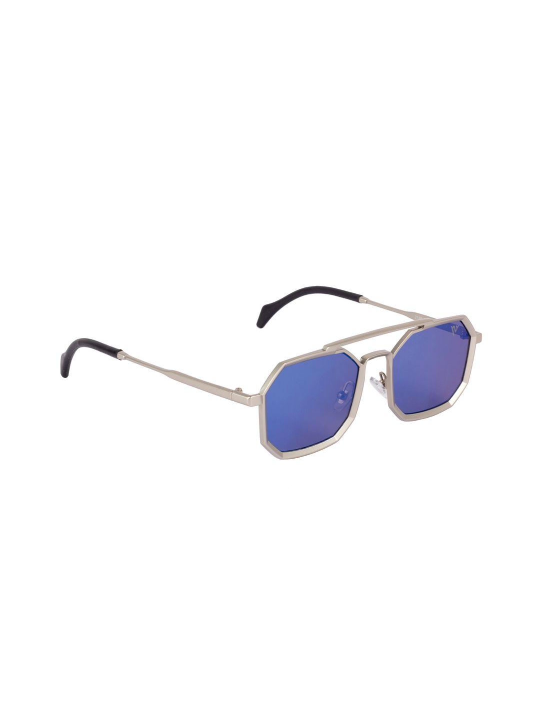 voyage unisex square sunglasses with uv protected lens