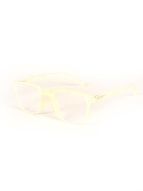 voyage yellow square unisex sunglasses