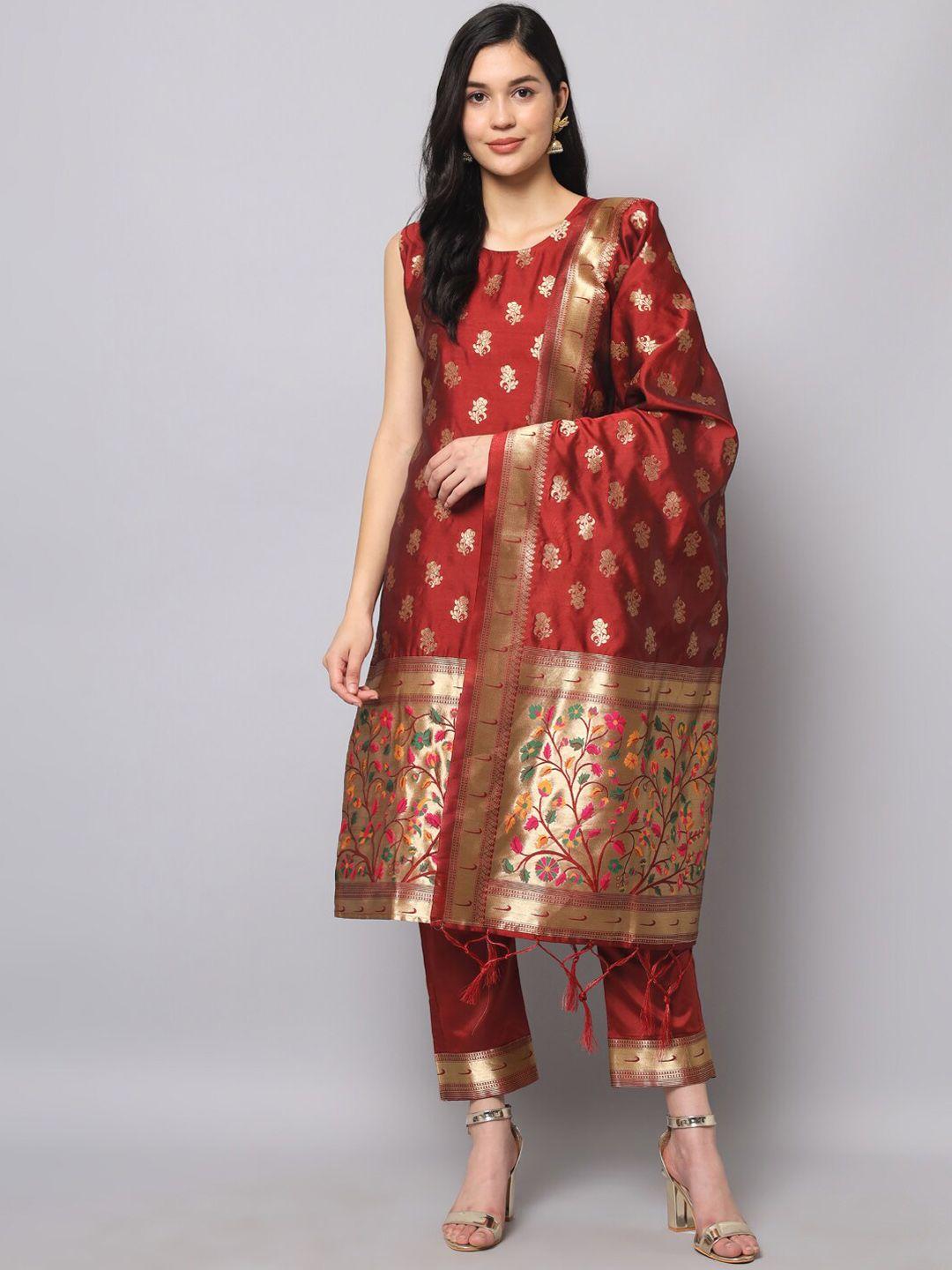 vredevogel floral kurta with trousers & with dupatta