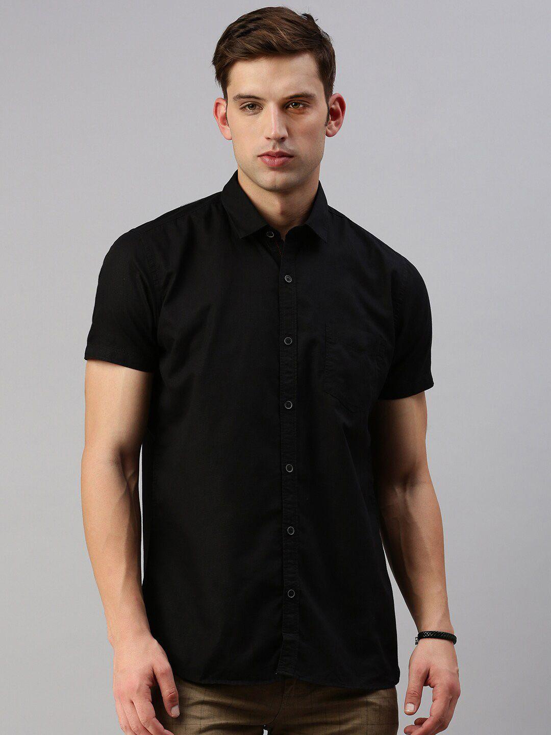 vriksh short sleeves cotton casual shirt