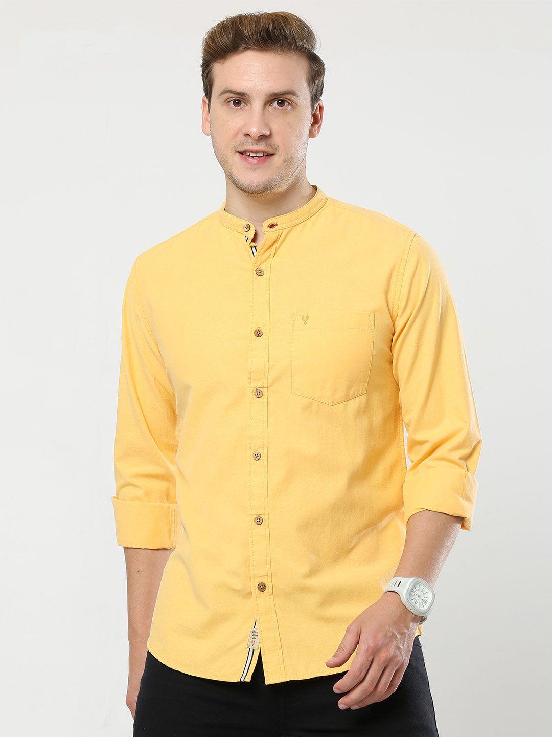 vudu mandarin collar comfort casual shirt