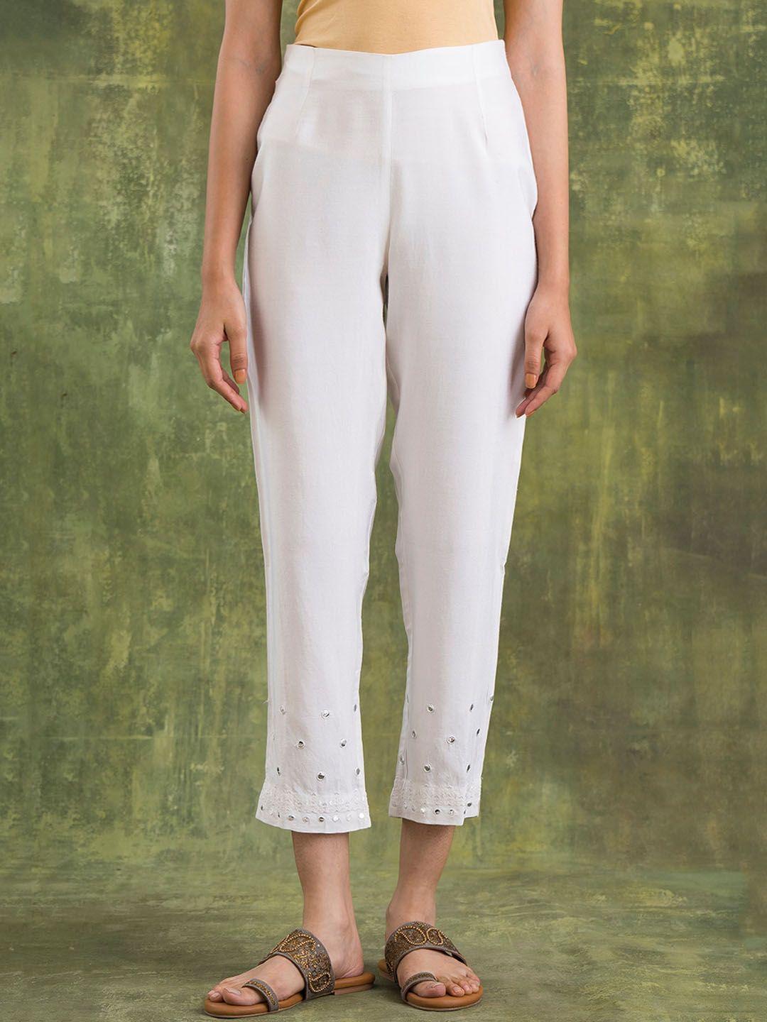 w the folksong collection women embellished trousers