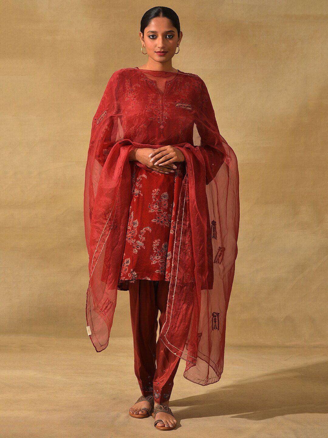 w the folksong ethnic motifs embroidered dupatta