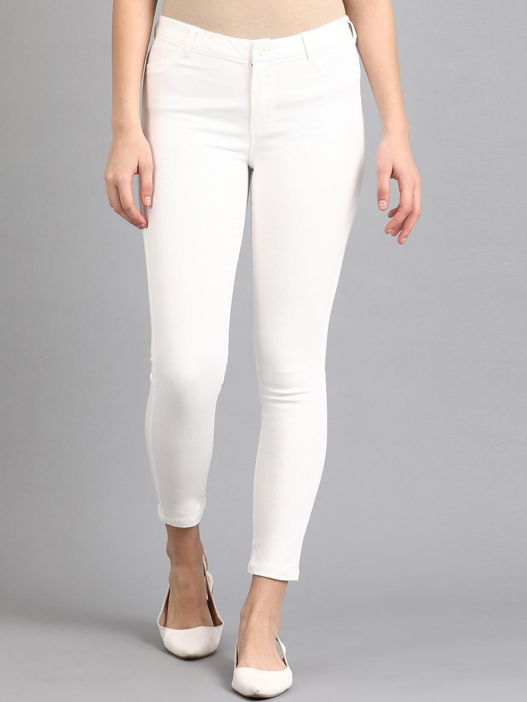w women cotton slim fit  jeans