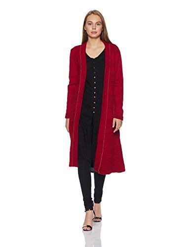 w for woman women's ethnic cardigan (17no65253-66288_red_wg)