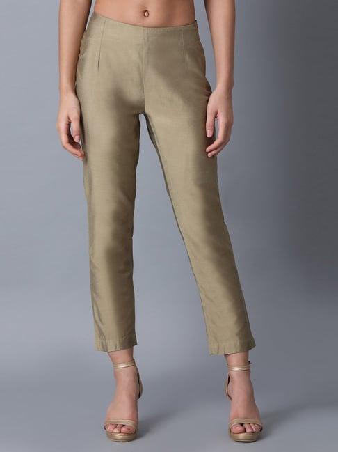 w golden cotton pants