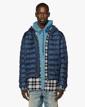 w-scottys blue regular solid jacket