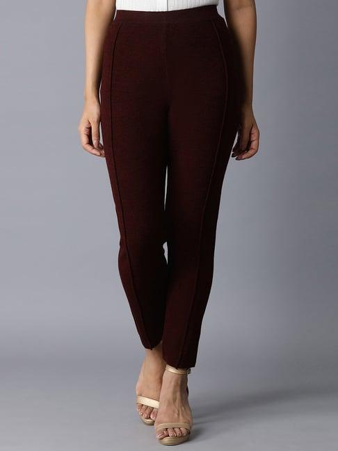 w wine slim fit leggings