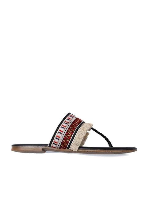 w women's wcarla multicolor t-strap sandals