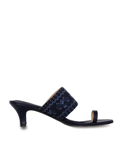 w women's wdale navy toe ring sandals