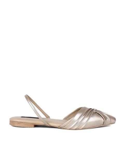 w women's wmelanie gold sling back sandals
