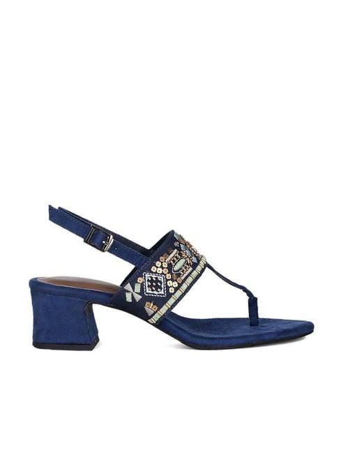 w women's wsofia navy t-strap sandals