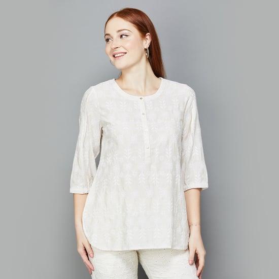 w women embroidered top