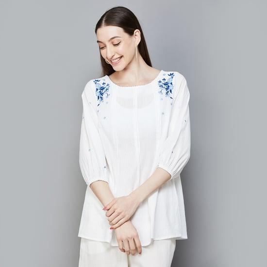 w women embroidered top