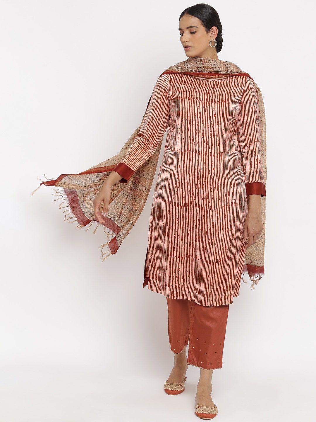 w women striped kurta