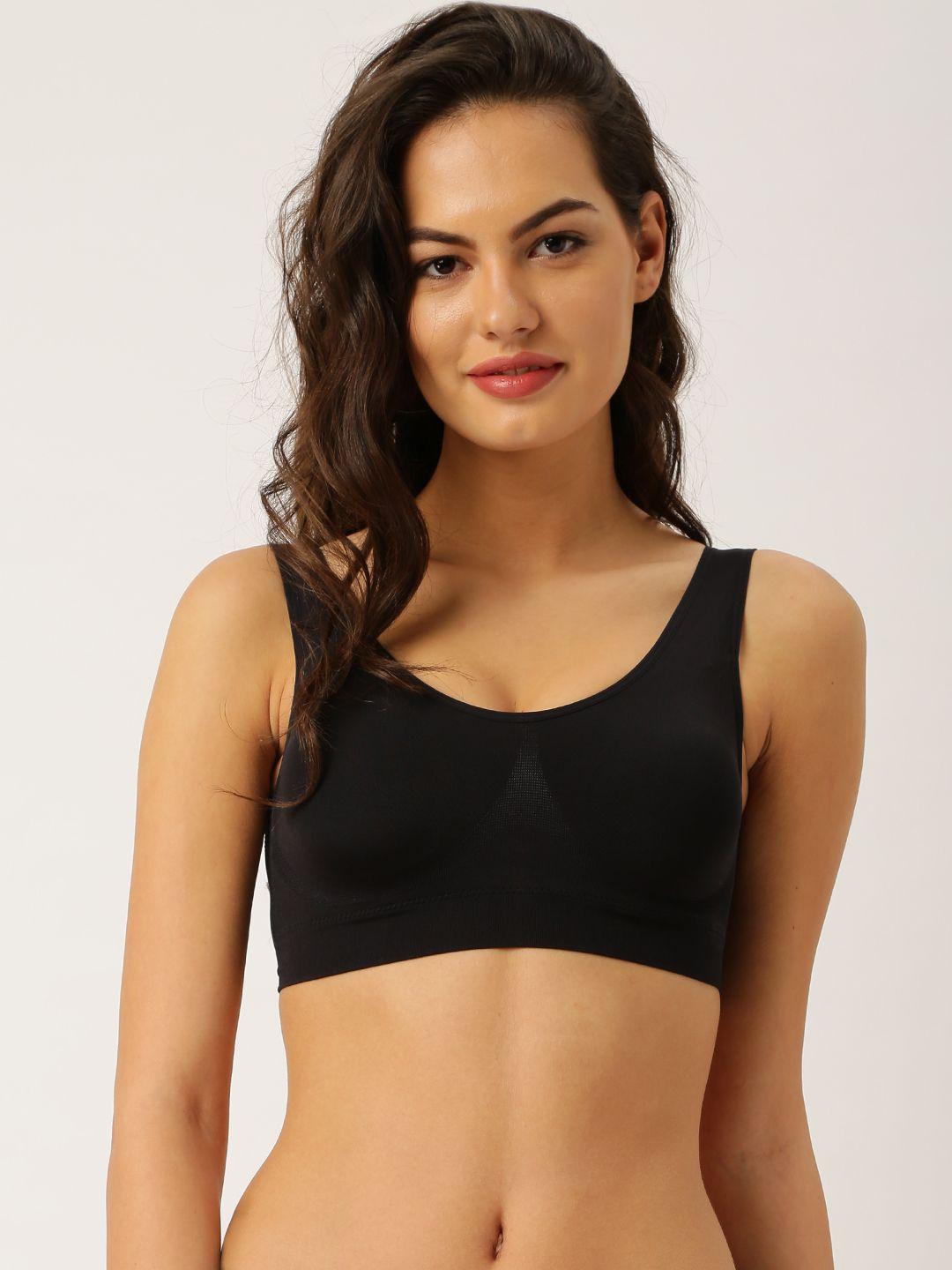 wacoal black b-smooth padded sports bra 835275