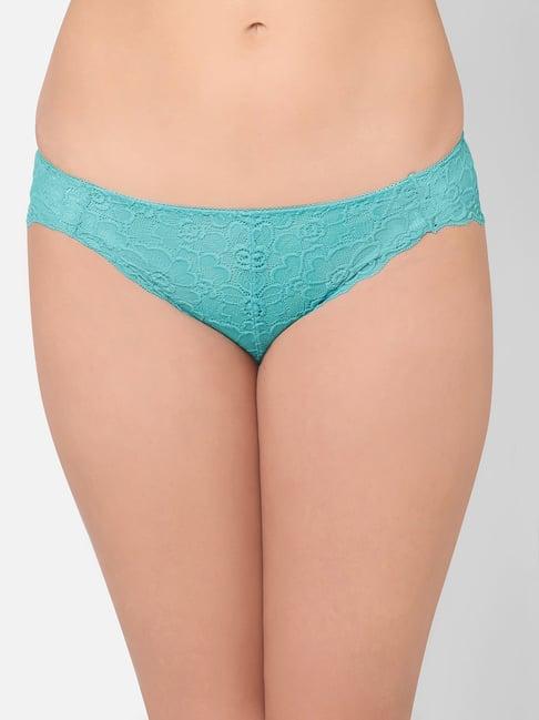 wacoal blue lace bikini panty