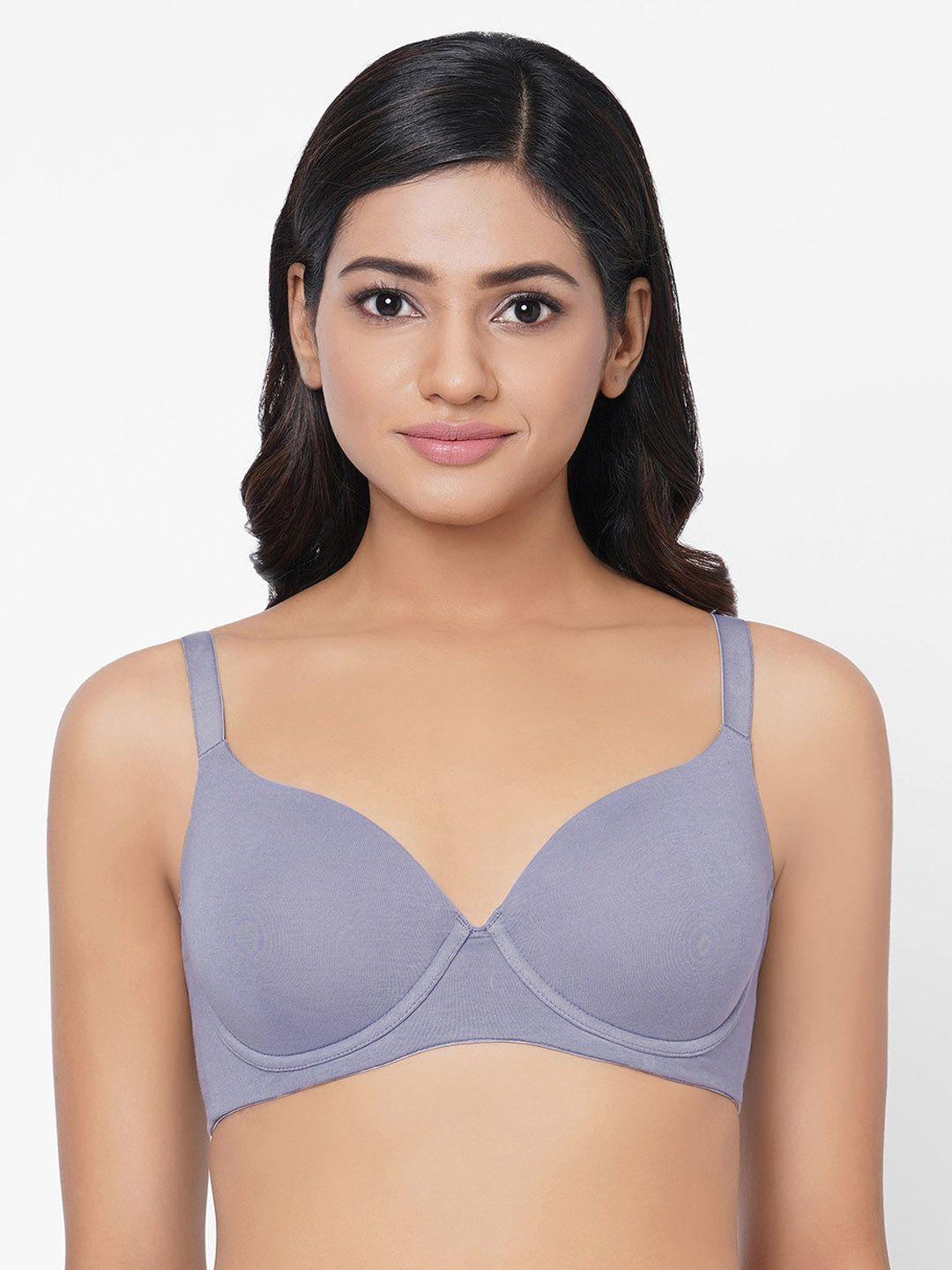 wacoal grey bra underwired lightly padded