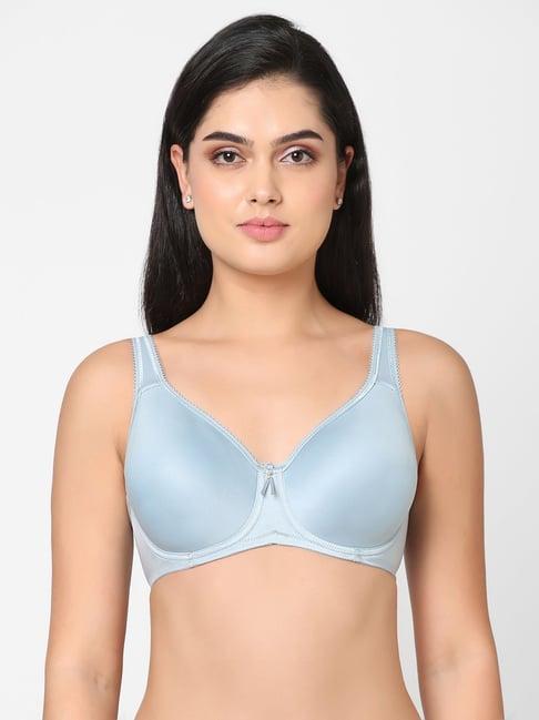 wacoal light blue full coverage t-shirt bra