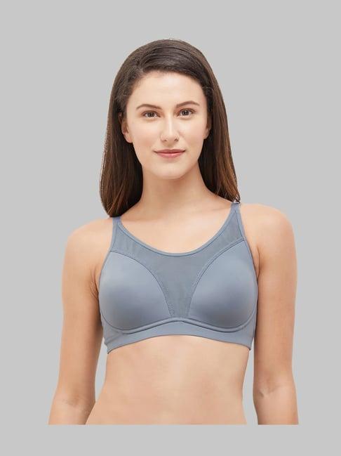 wacoal light grey non wired padded sports bra