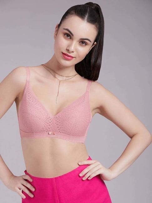 wacoal pink lace work t-shirt bra