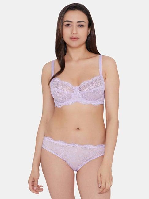 wacoal purple lace work t-shirt bra