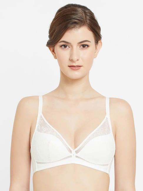 wacoal white non wired padded bralette