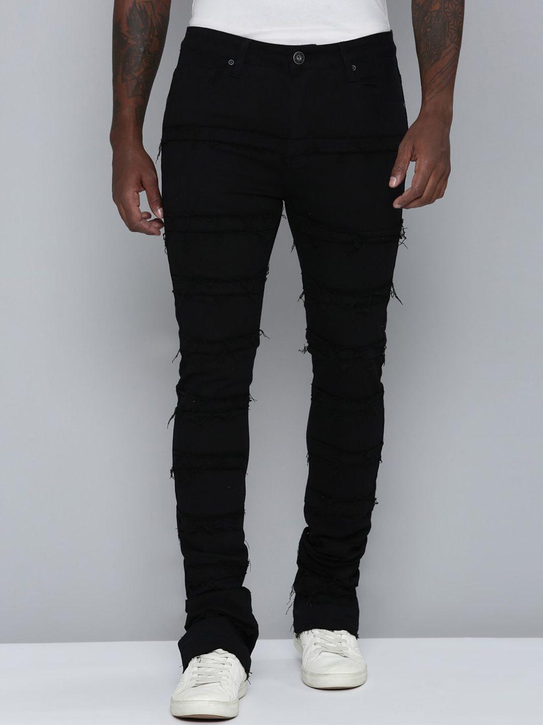 waimea hollywood bootcut fit mid-raise highly distressed stretchable jeans