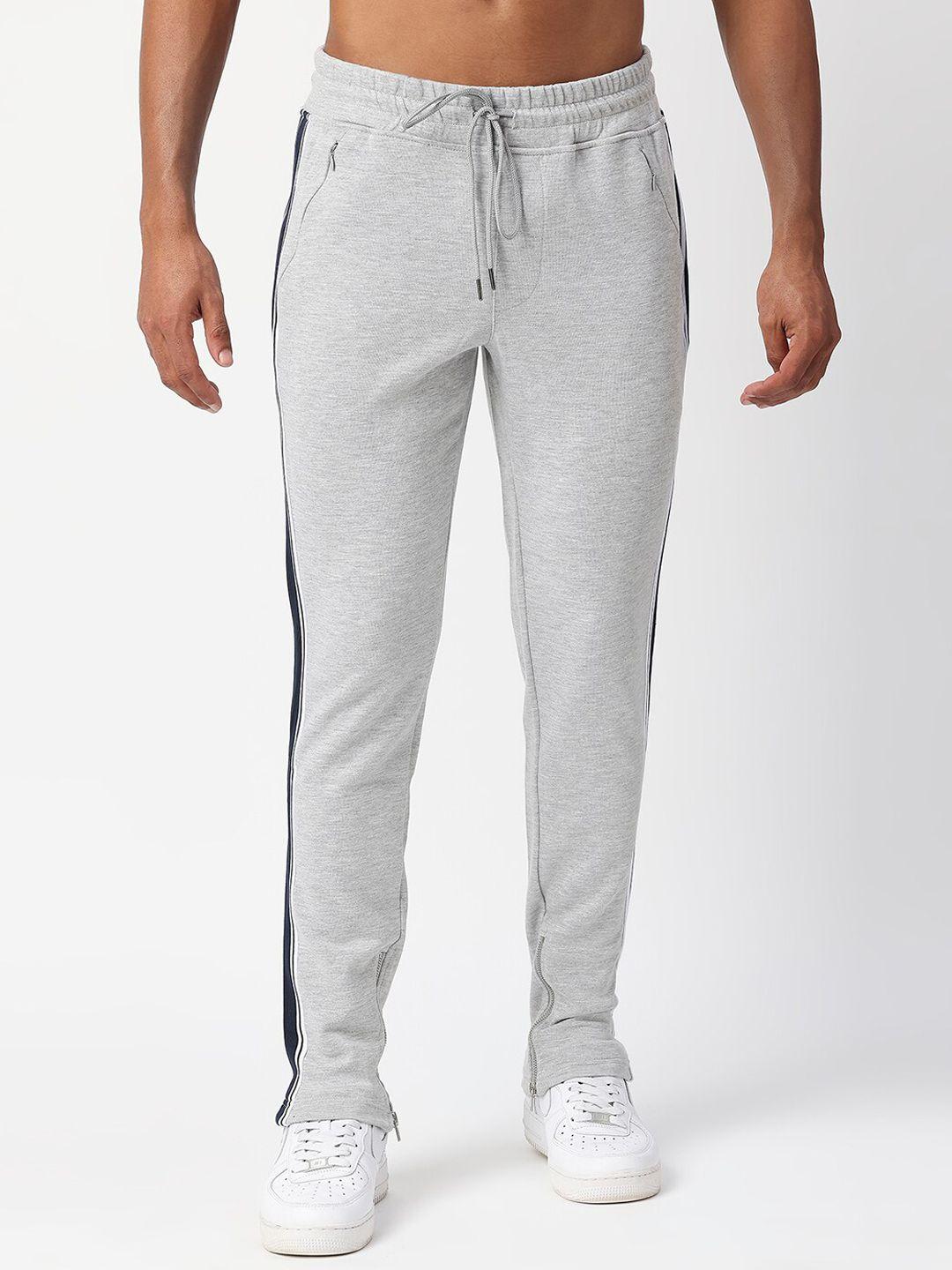 waimea men grey regular fit cotton track pant