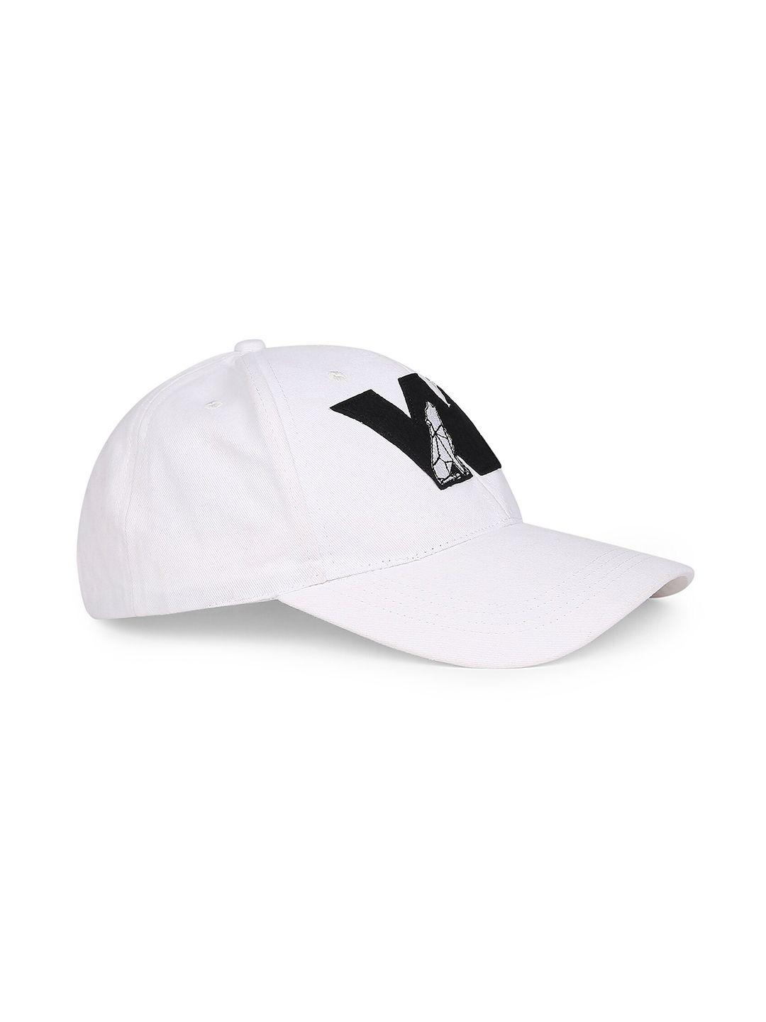 waimea men white & black printed baseball cap