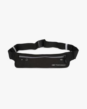 waist pouch with buckle closure