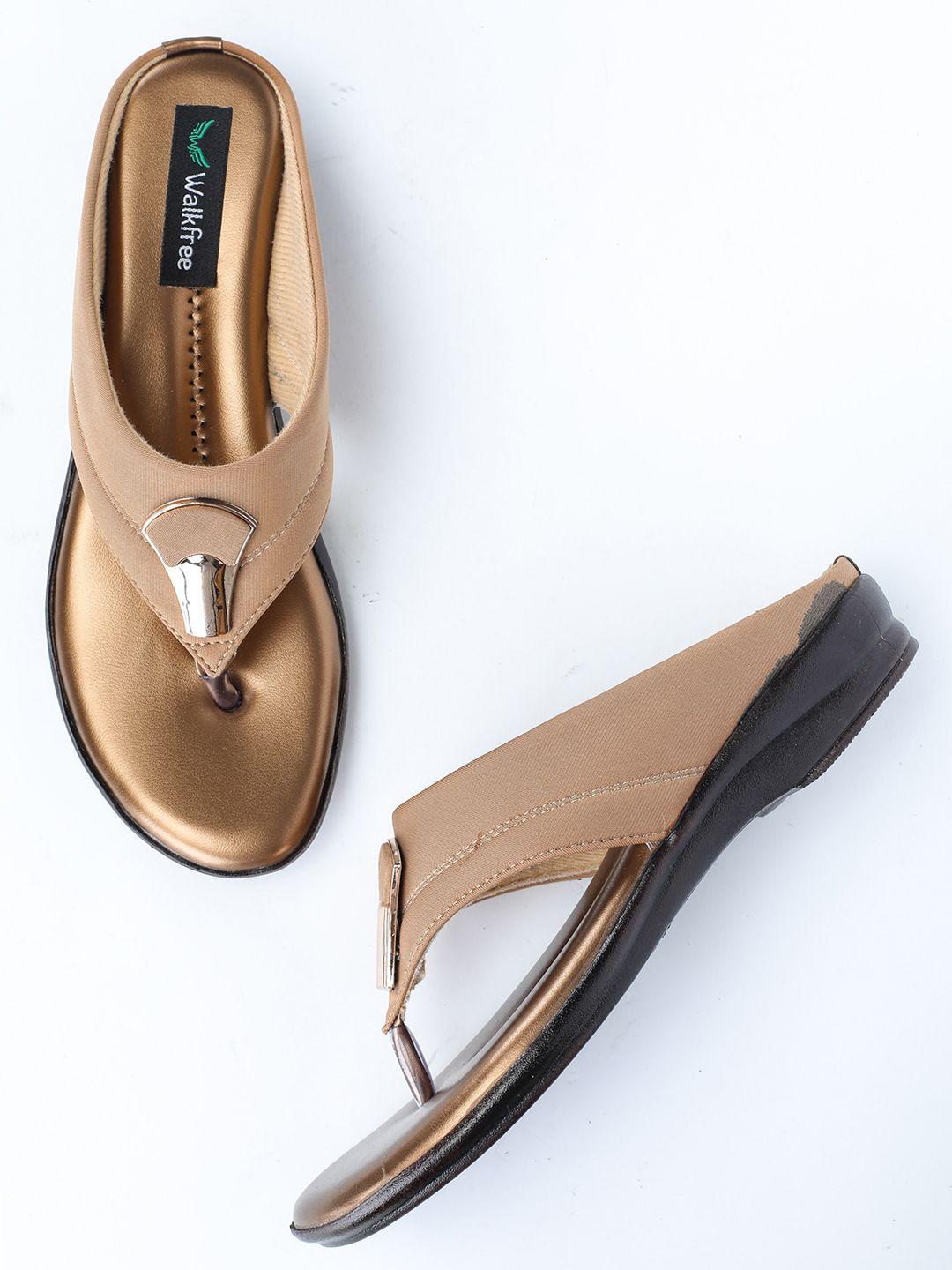 walkfree embellished t-strap flats