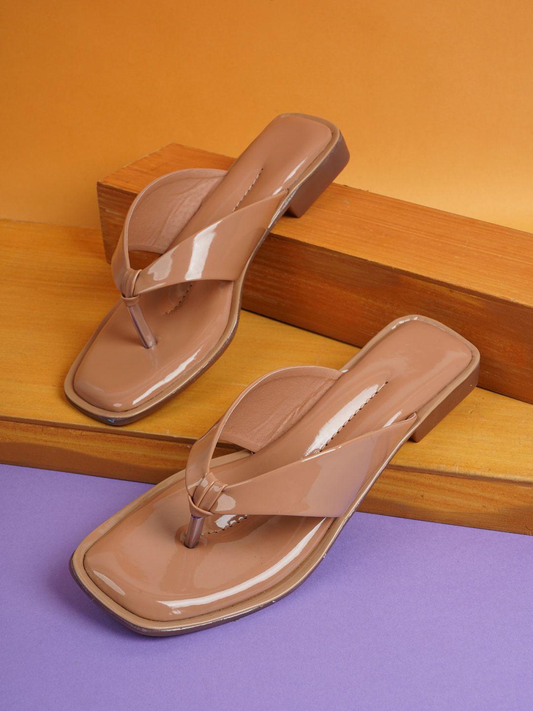 walkfree women tan open toe flats